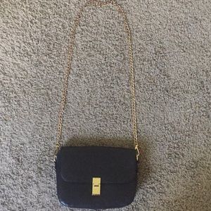 Black crossbody purse